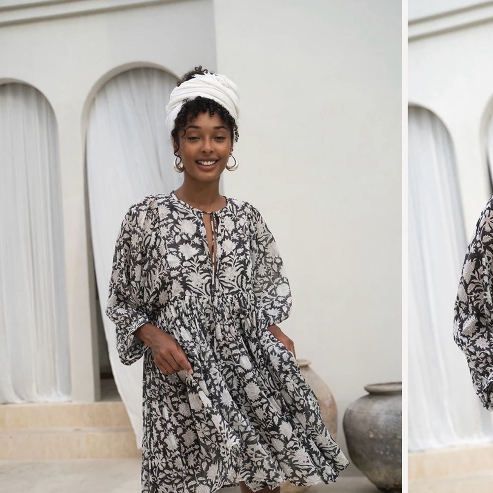 Daughters of India, Kyra Mini Dress, Pepper